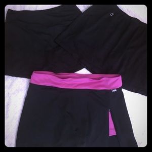 Lot of 3 tennis skirts MM& S. Built in shorts